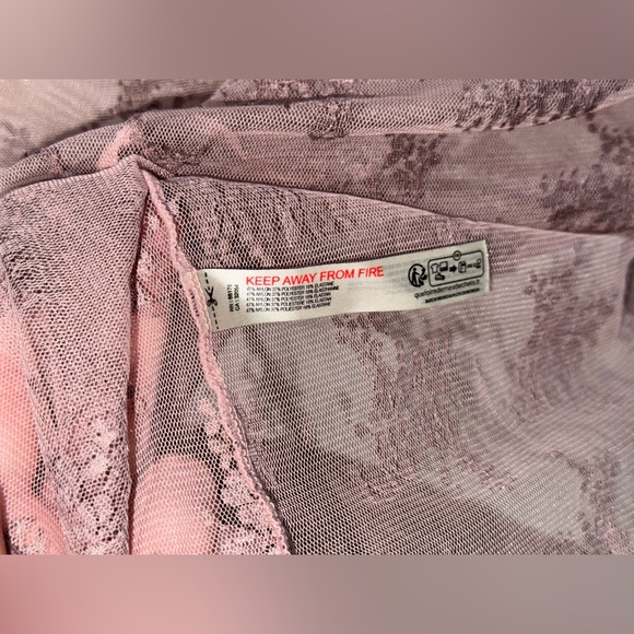 Free People Intimately Lady Lux Lace Top Women’s Size XL Tan/Mauve - Picture 8 of 8